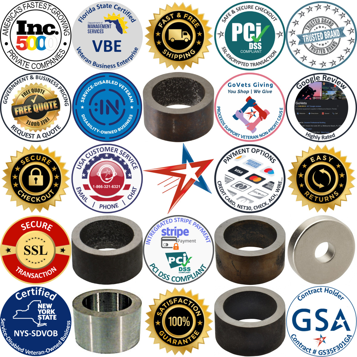 A selection of Alnico Ring Magnets products on GoVets