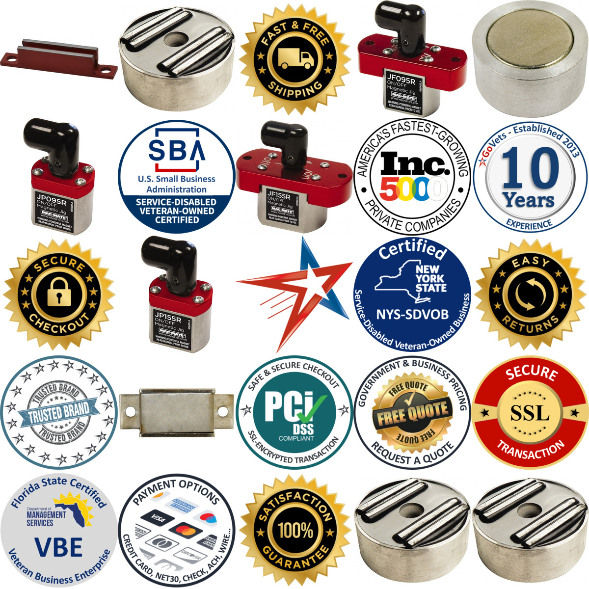 A selection of Rare Earth Fixture Magnets products on GoVets