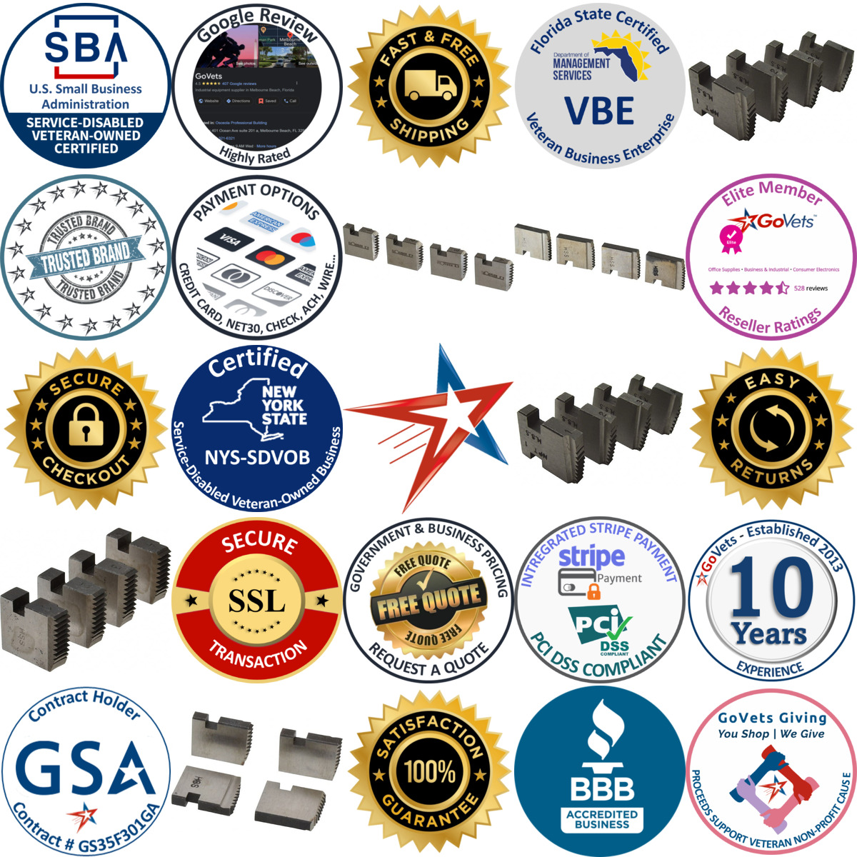 Millions of Products A selection of Value Collection products on GoVets