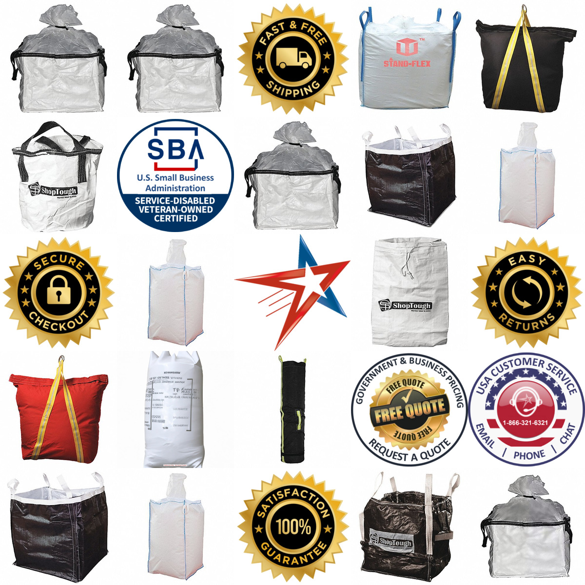 A selection of Bulk Bags products on GoVets