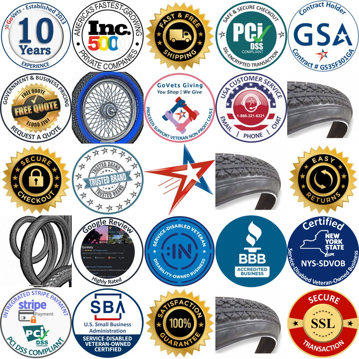 A selection of Bicycle Tires products on GoVets