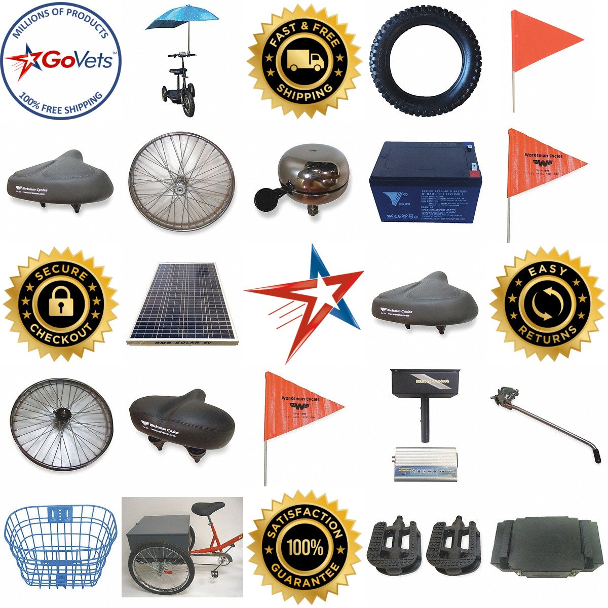 A selection of Bicycle and Scooter Accessories products on GoVets