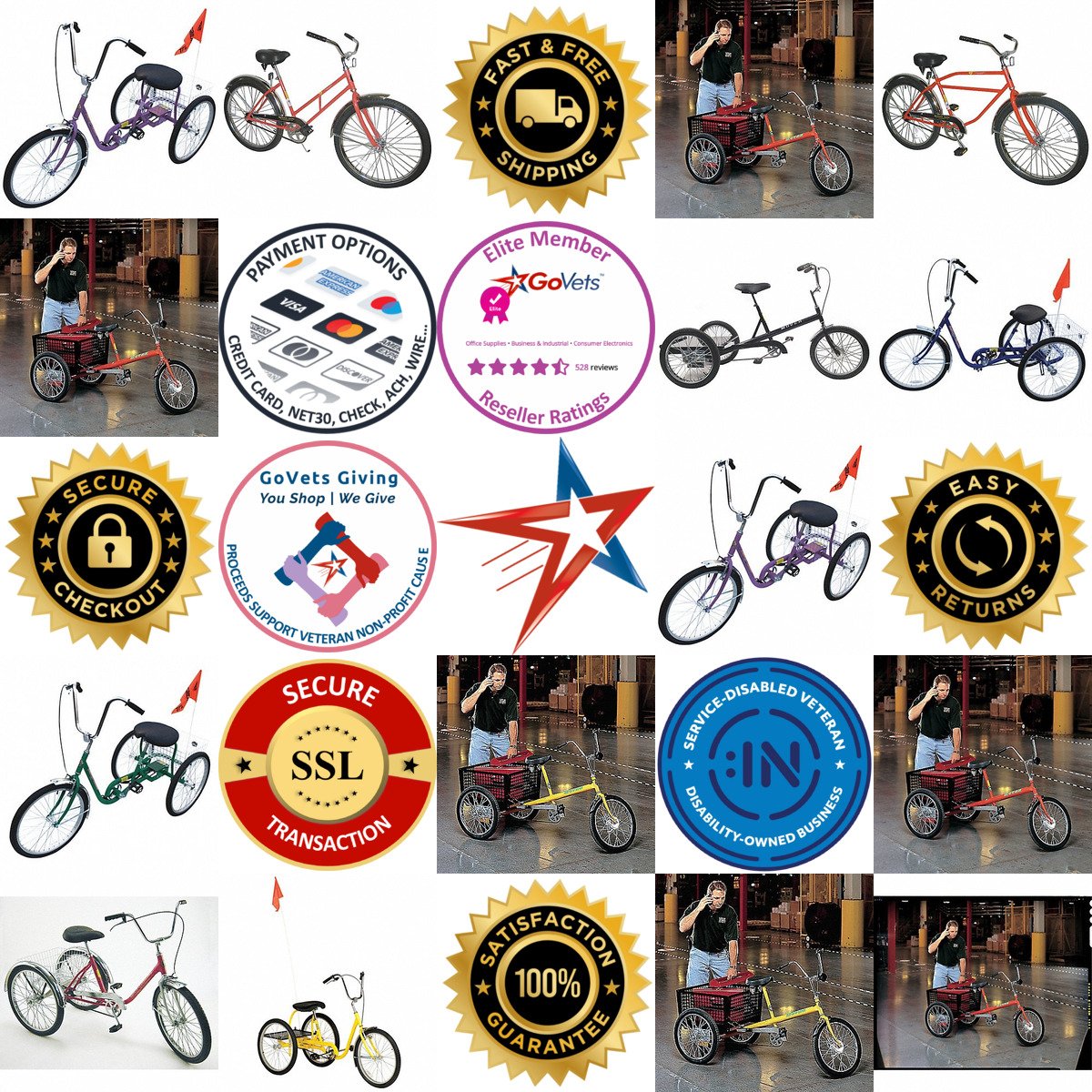 A selection of Bicycles products on GoVets