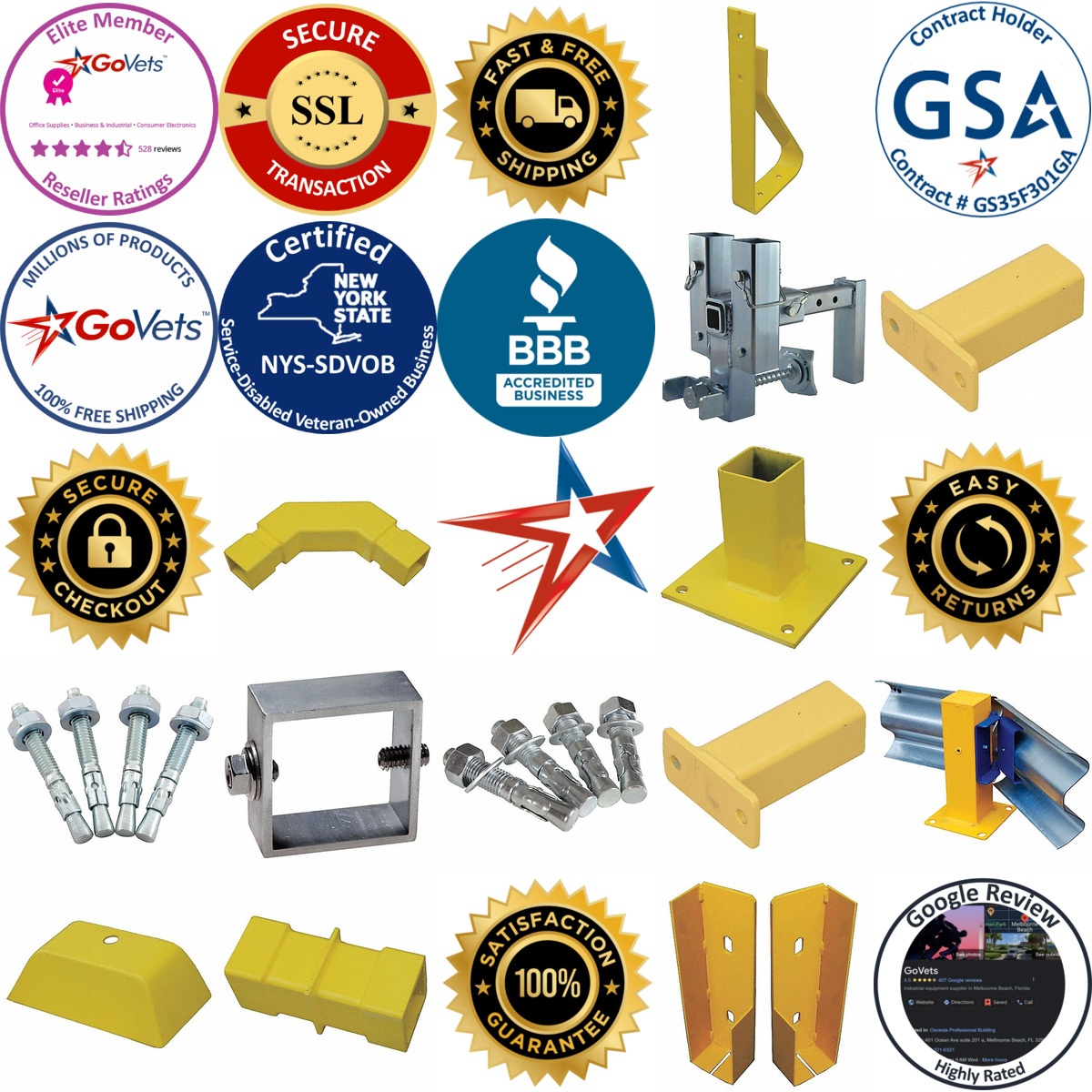 A selection of Guard Rail Accessories products on GoVets