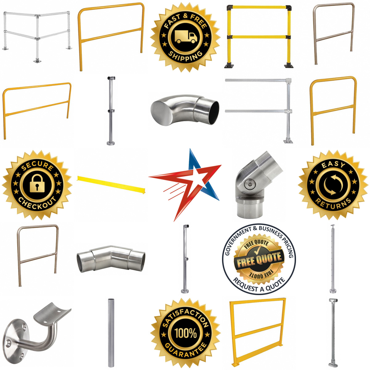 A selection of Safety Handrails products on GoVets