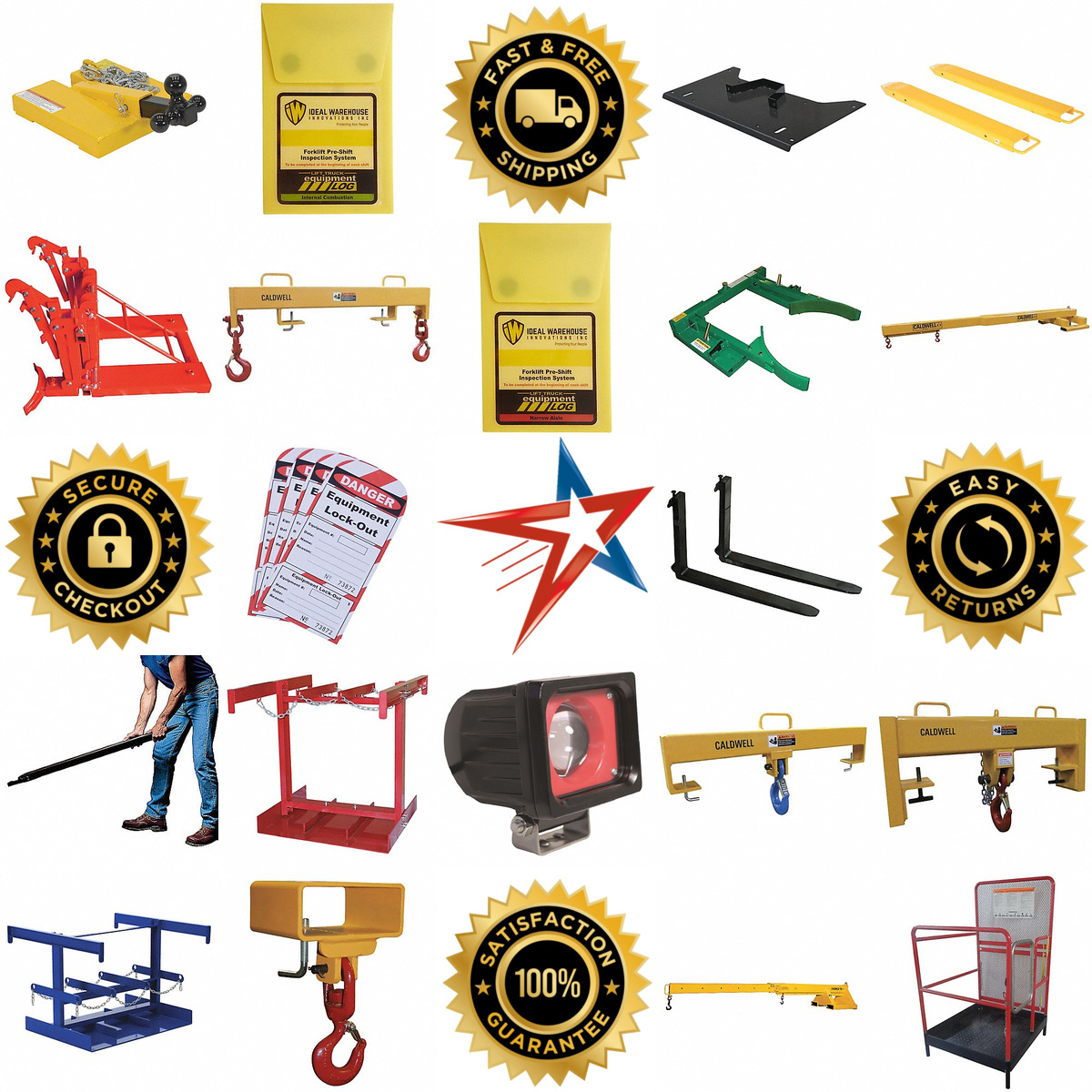 A selection of Forklifts and Forklift Attachments products on GoVets