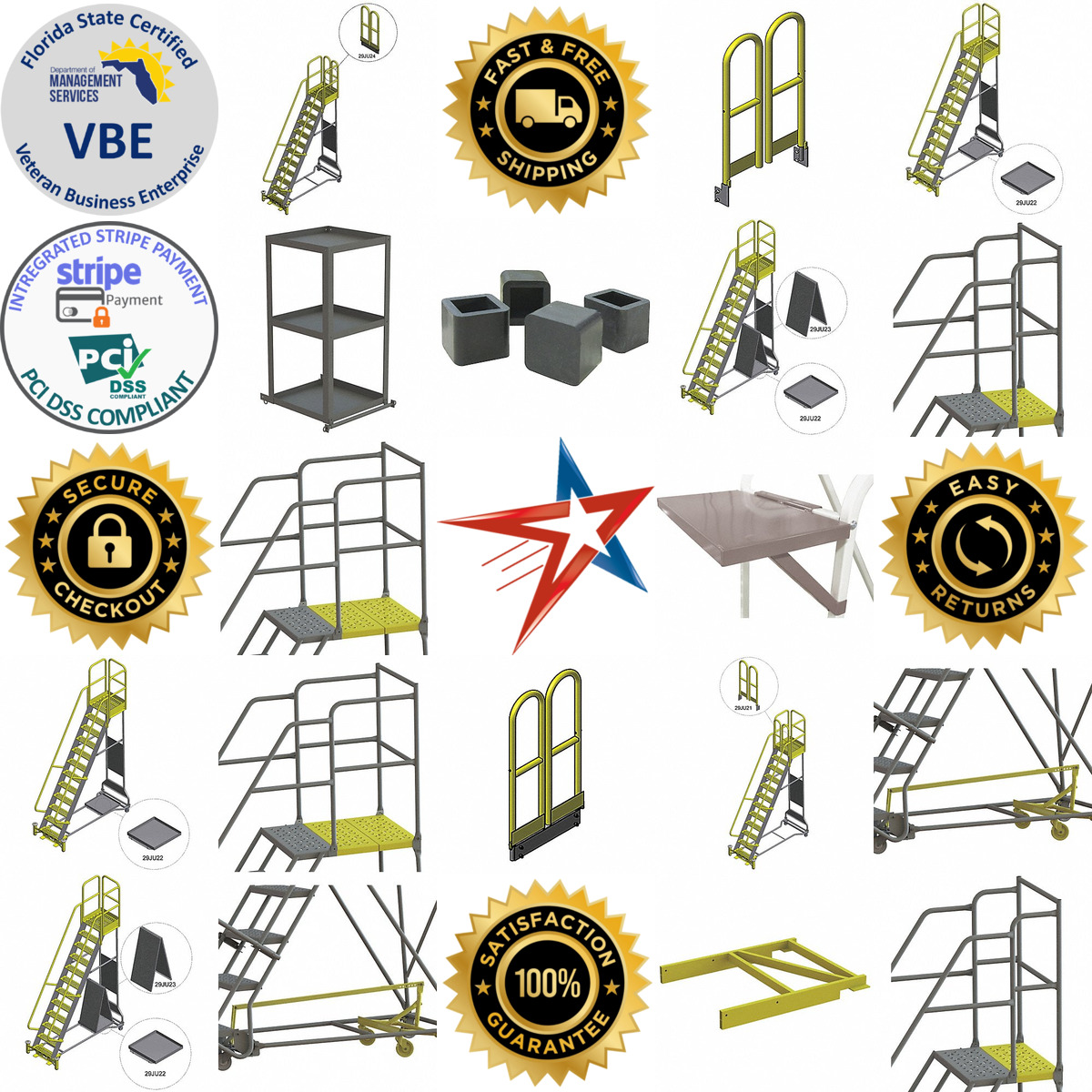 A selection of Rolling Ladder Accessories products on GoVets