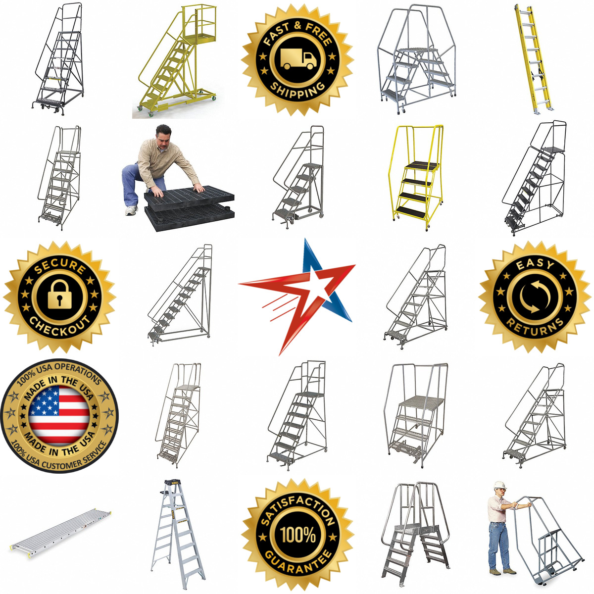 A selection of Ladders Platforms and Scaffolding products on GoVets