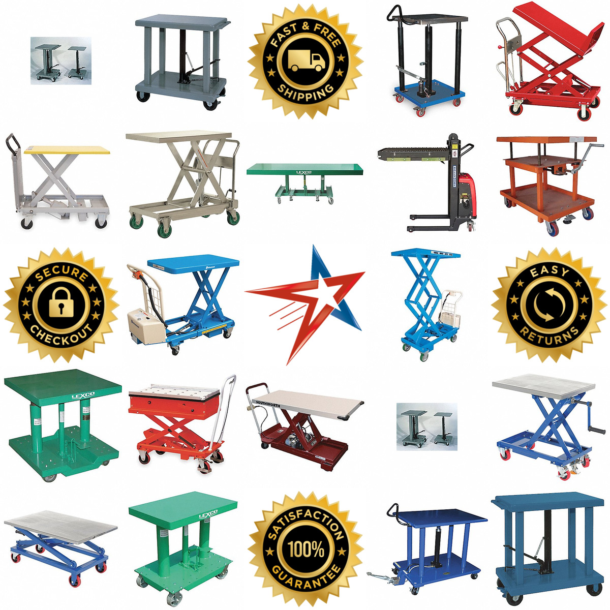 A selection of Mobile Lift Tables products on GoVets