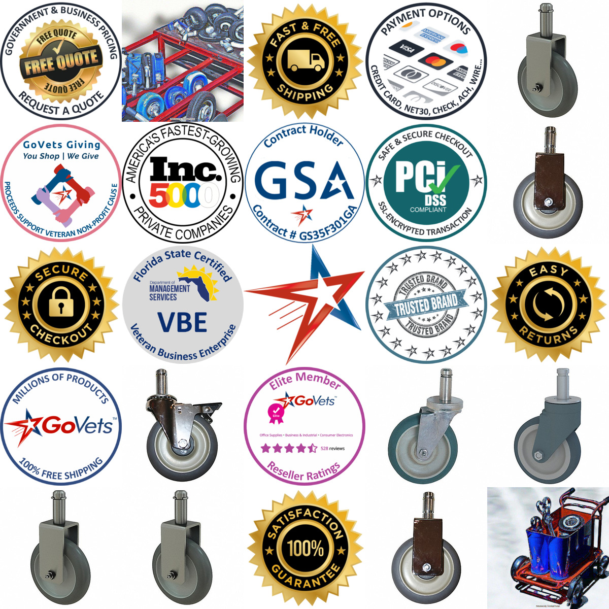 A selection of Wire Cart Accessories products on GoVets