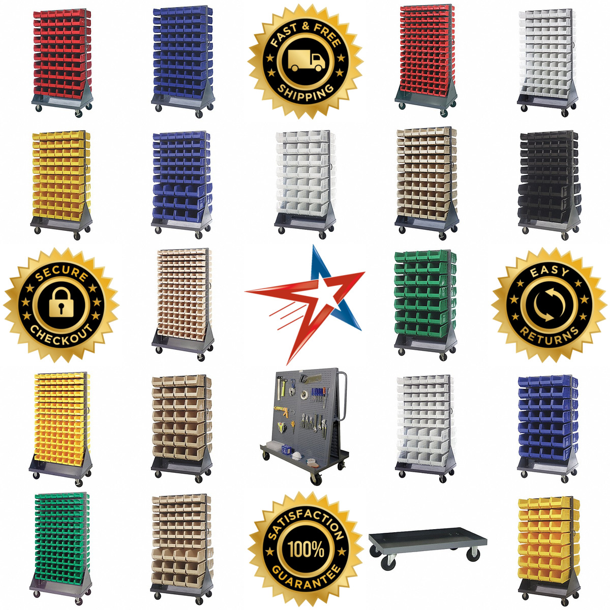 A selection of Mobile Louvered Racks and Mobile Kits products on GoVets