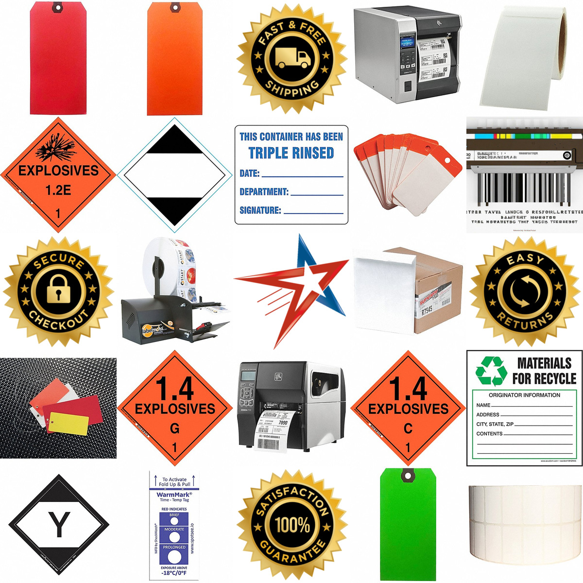A selection of Shipping Labels and Accessories products on GoVets