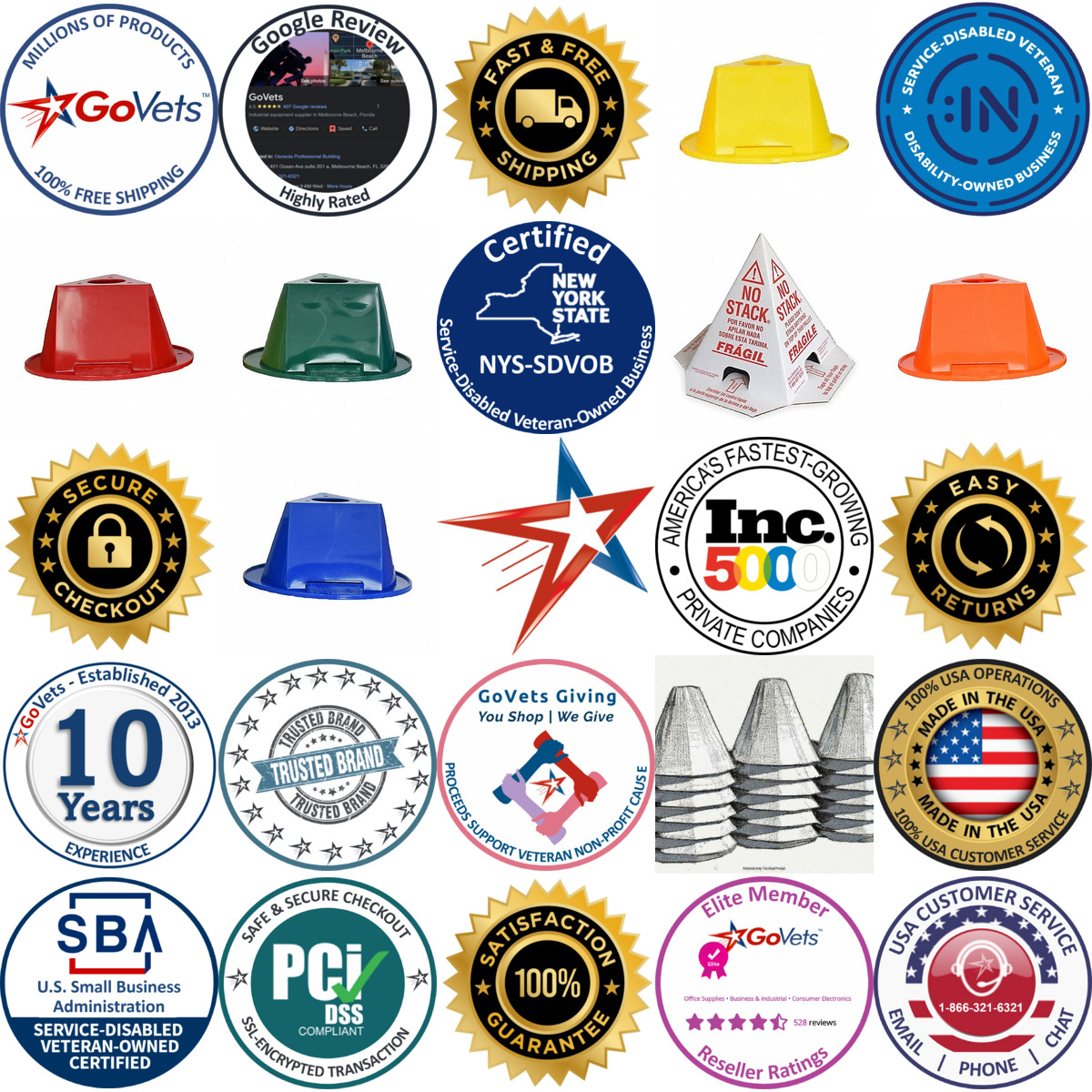 A selection of Pallet Cones products on GoVets