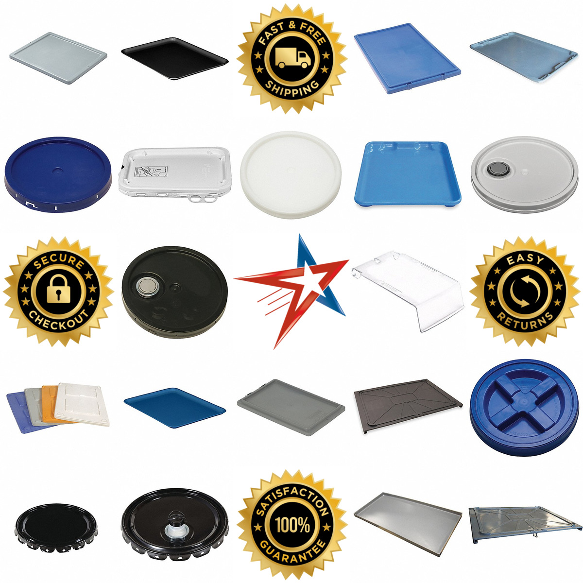 A selection of Storage Container Lids products on GoVets