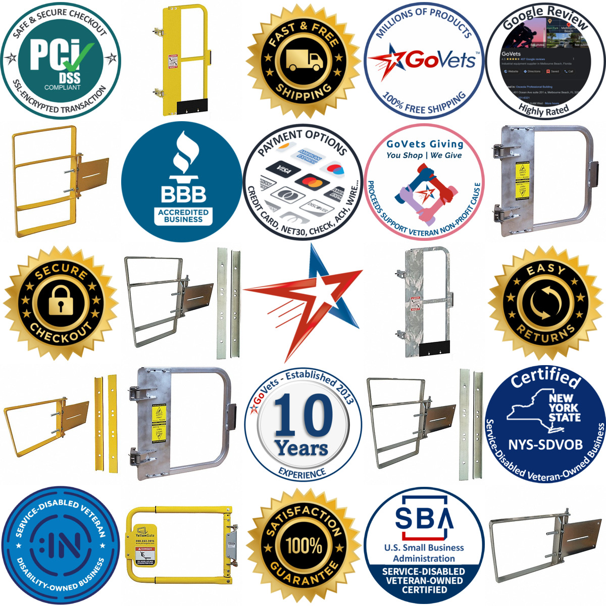 A selection of Self Closing Safety Gates products on GoVets