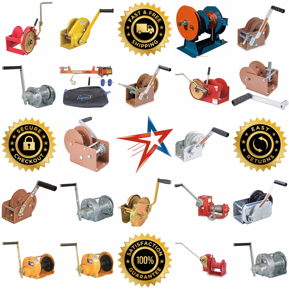 A selection of Manual Winches products on GoVets