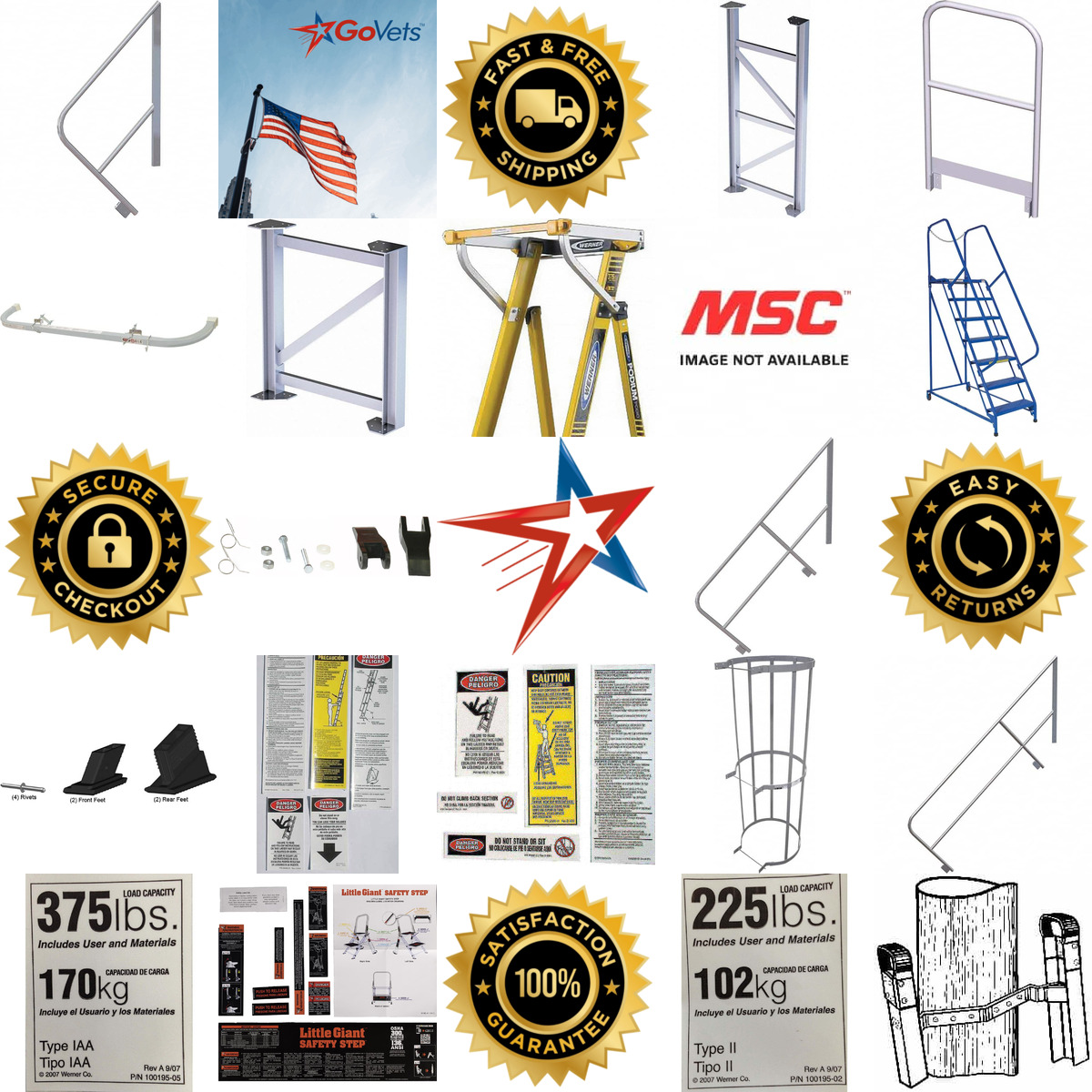 A selection of Ladder Accessories products on GoVets