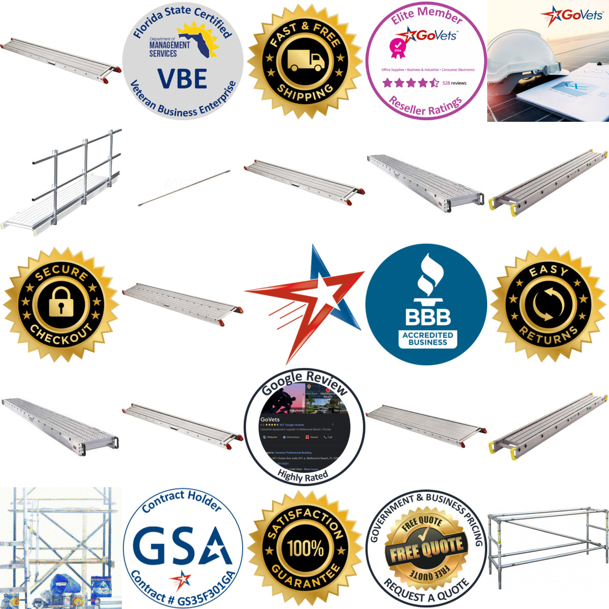 A selection of Scaffolding and Accessories products on GoVets