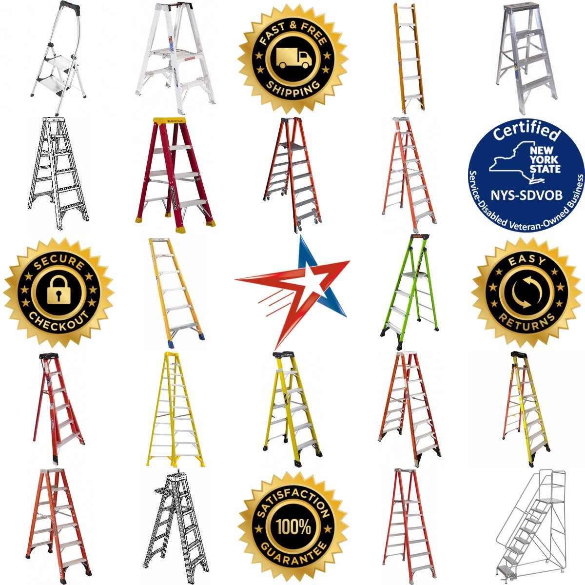 A selection of Step Ladders products on GoVets