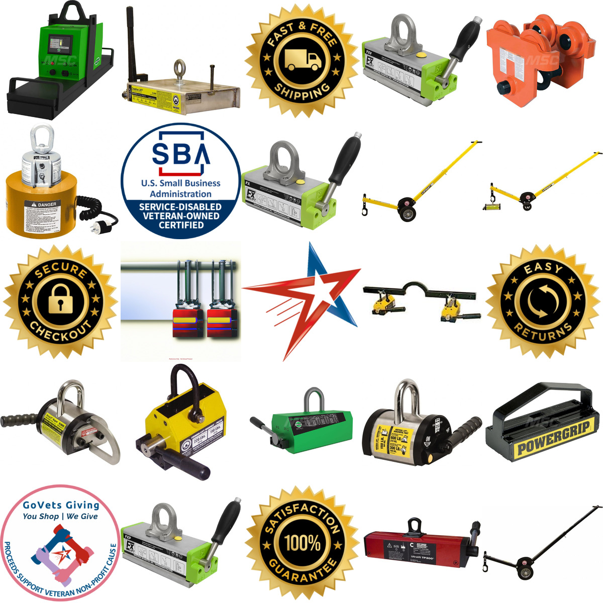 A selection of Lift Magnets products on GoVets