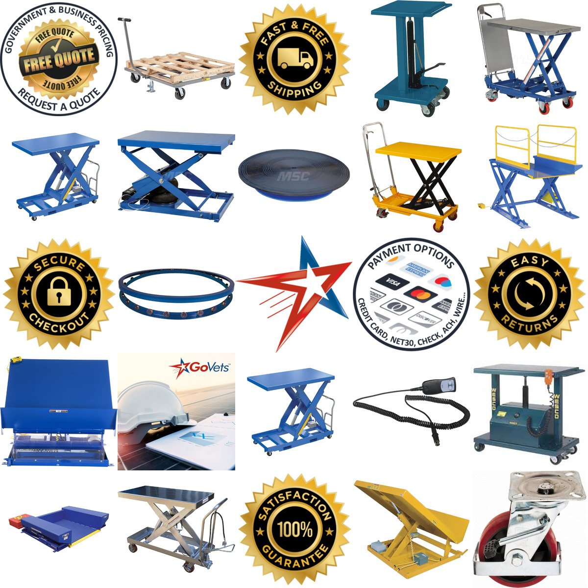 A selection of Work Positioners products on GoVets