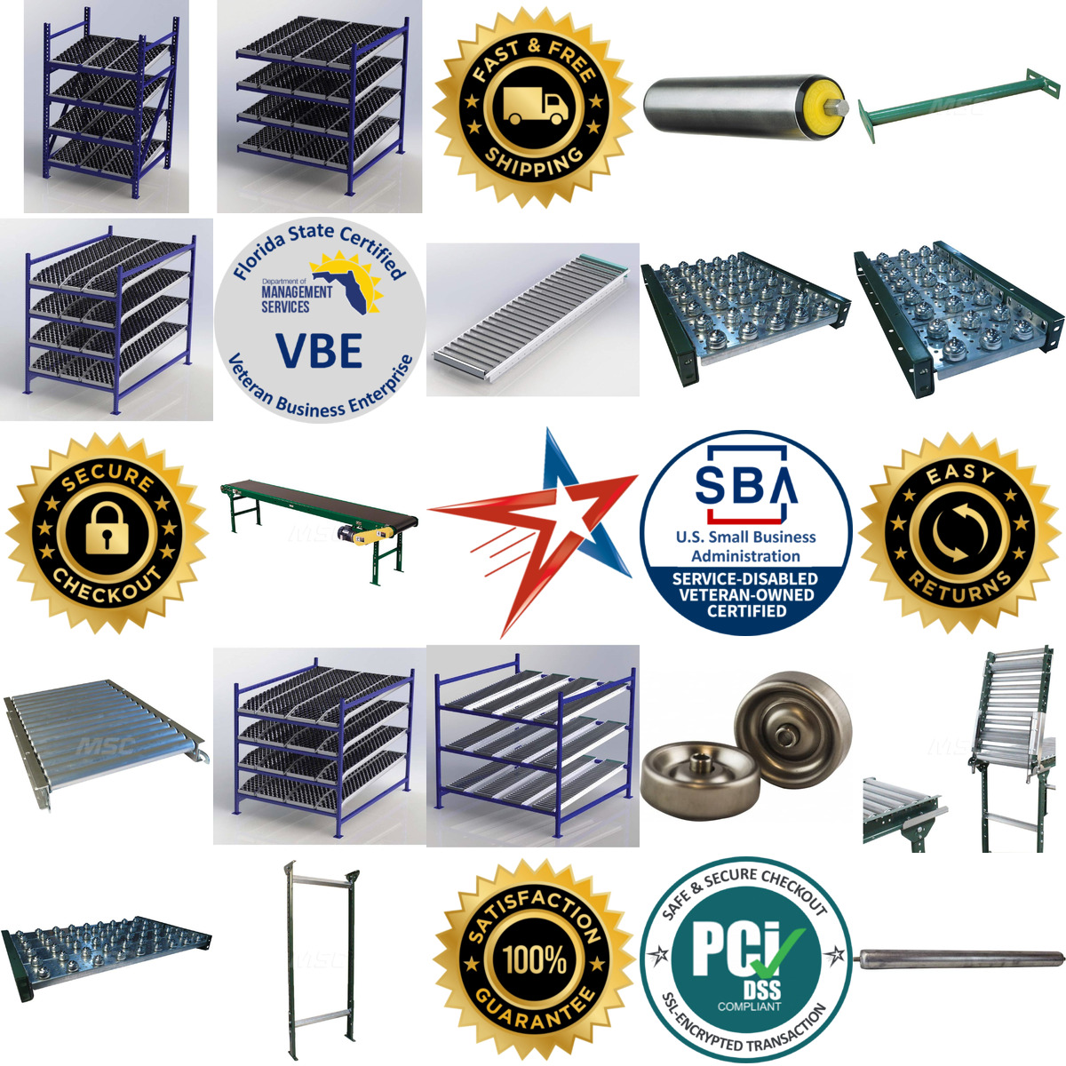 A selection of Conveyors products on GoVets