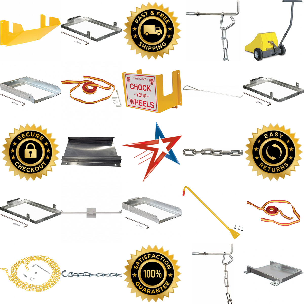 A selection of Wheel Chock Accessories products on GoVets