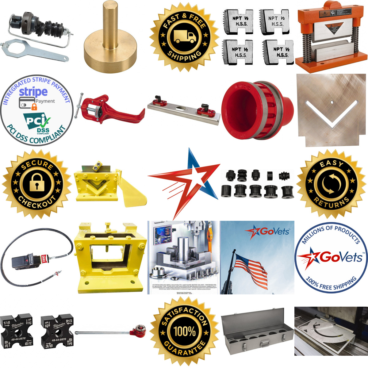 A selection of Metal Cutting and Forming Machine Parts and Accessories products on GoVets