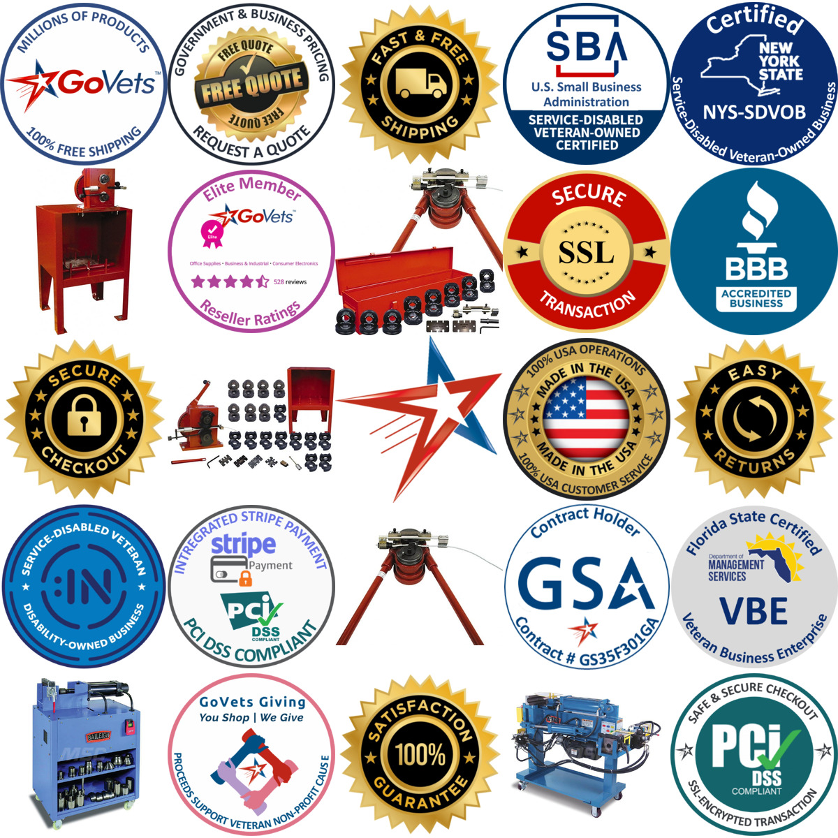 A selection of Swaging Machines products on GoVets