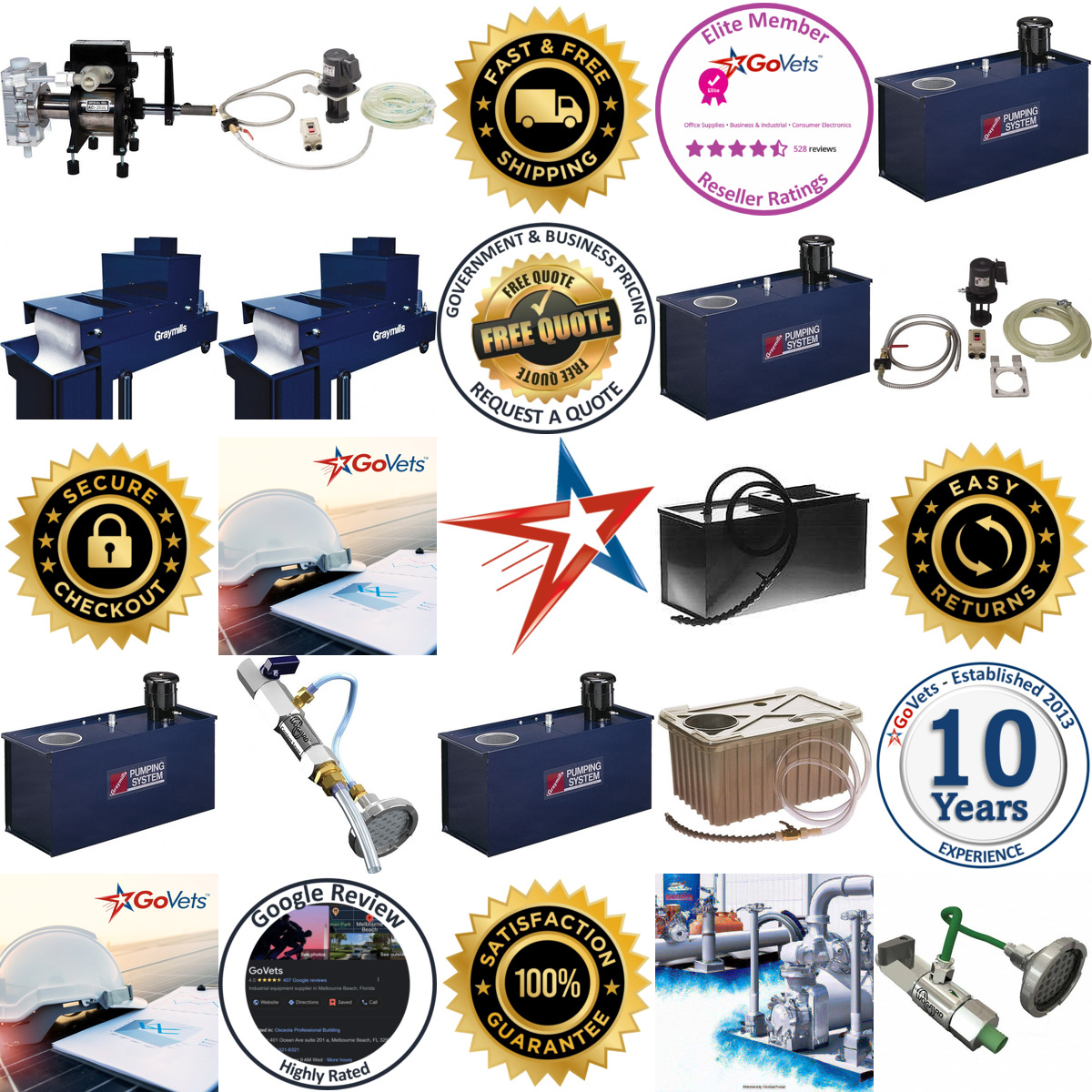 A selection of Flood Coolant Systems and Pumps products on GoVets