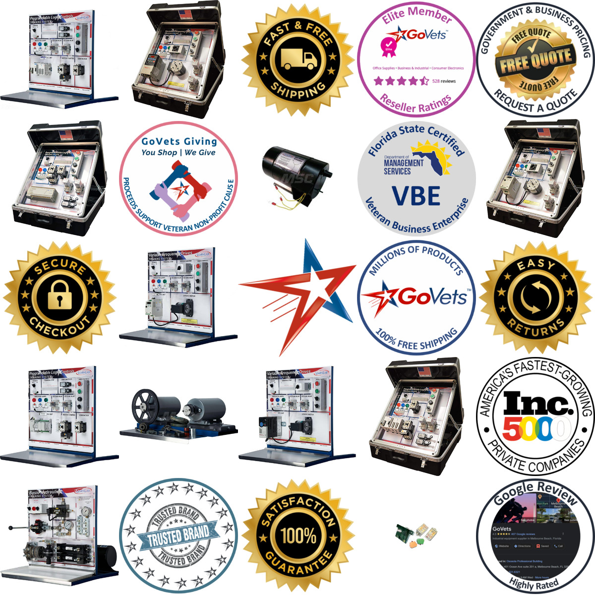 A selection of Training Systems products on GoVets