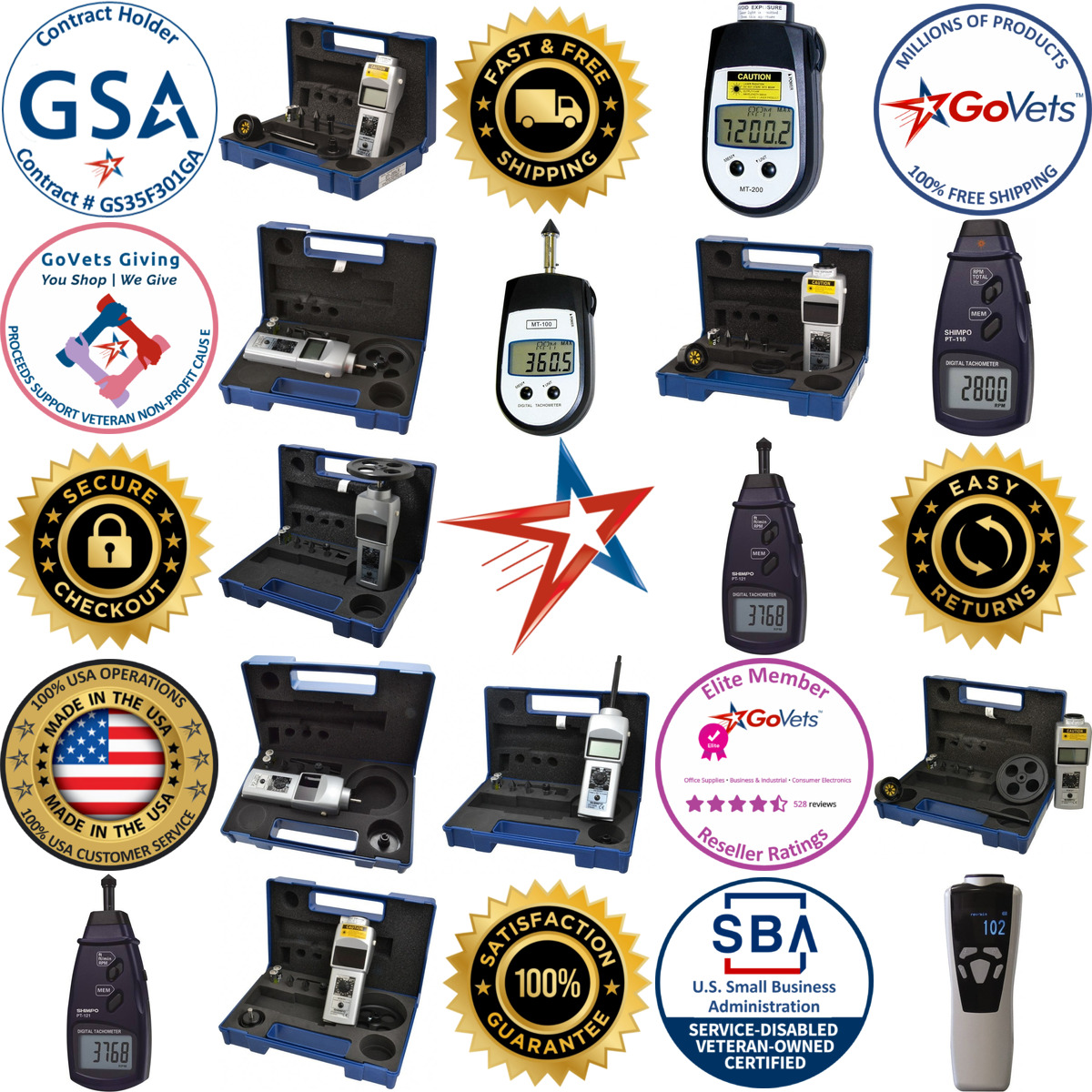 A selection of Shimpo products on GoVets