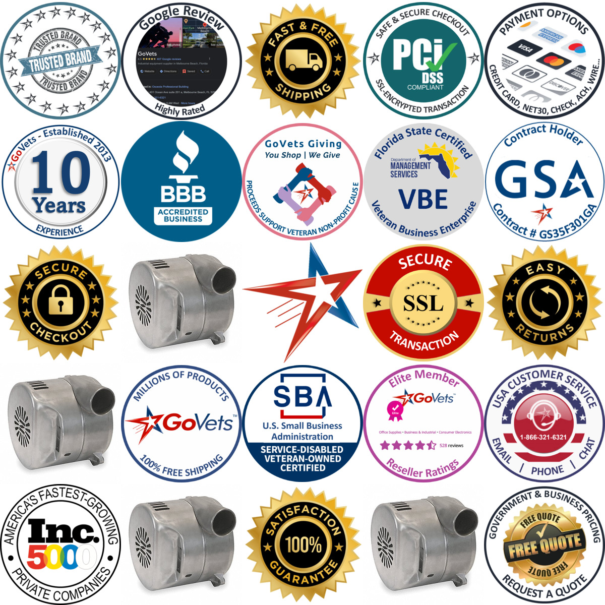 A selection of Brushless Blowers products on GoVets