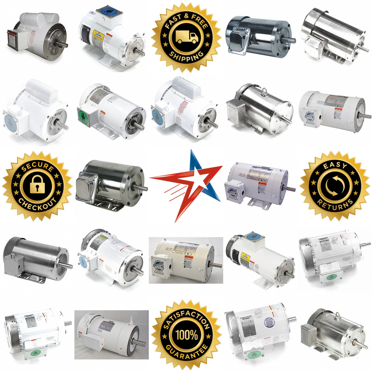 A selection of Washdown Motors products on GoVets