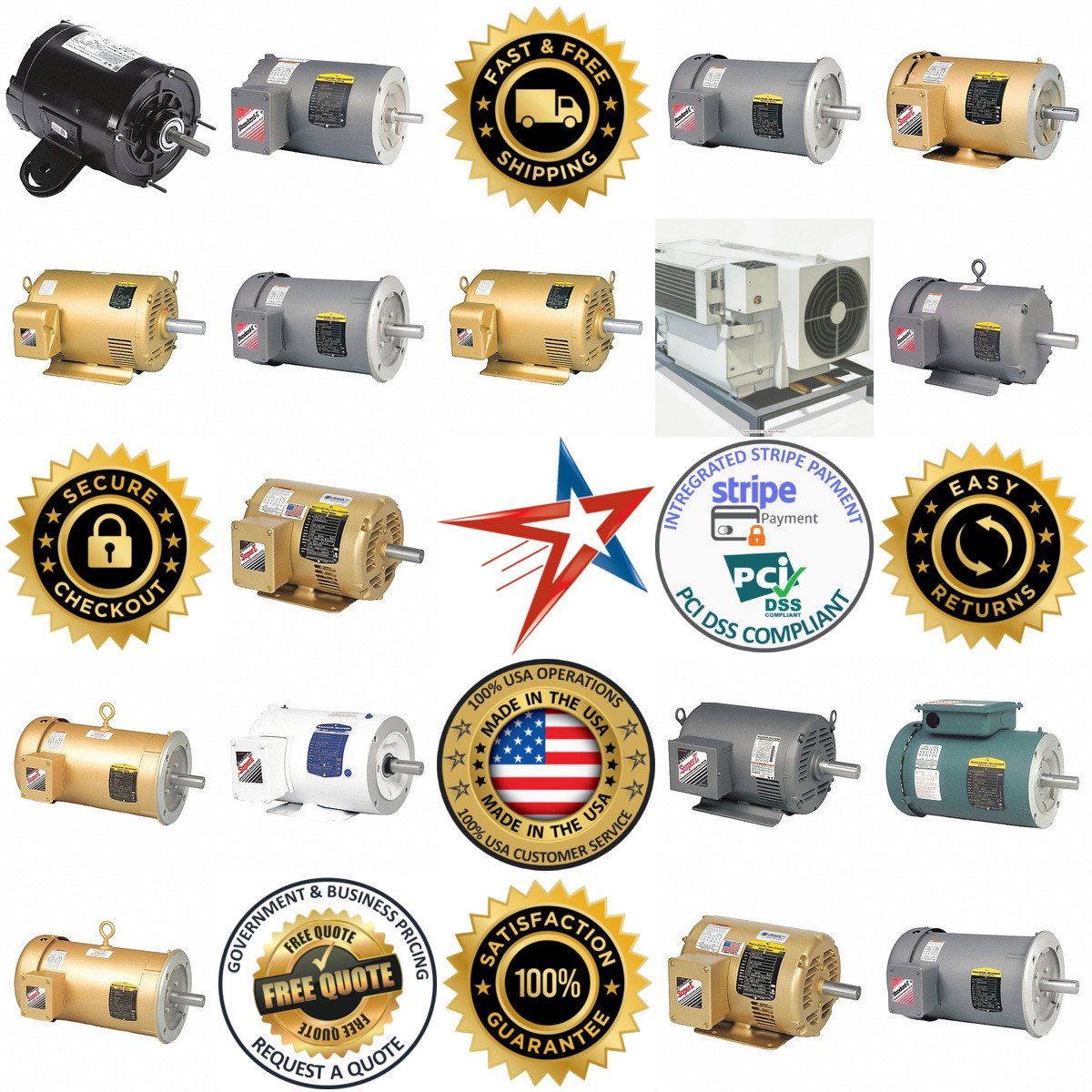 A selection of Room Air Conditioner Motors products on GoVets