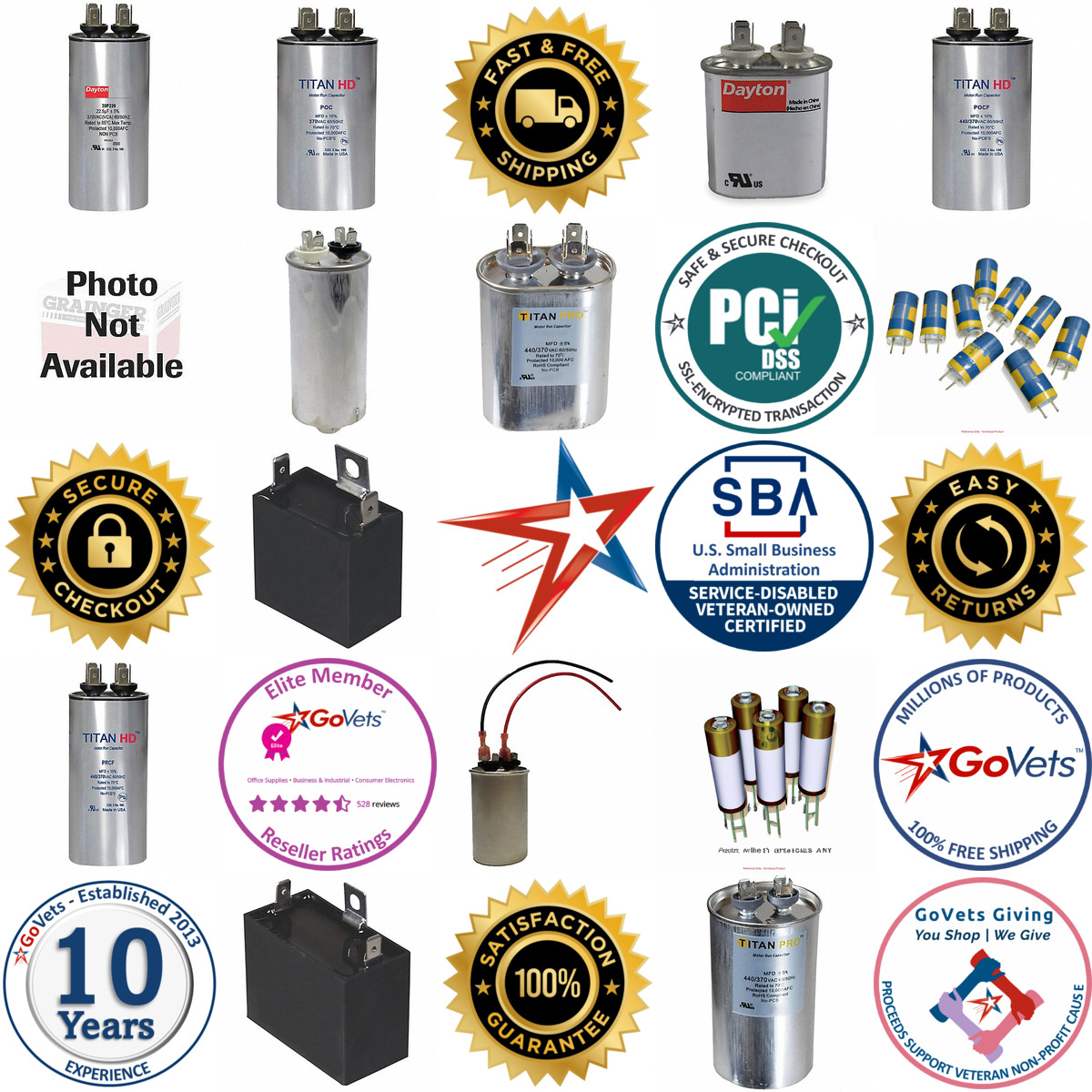 A selection of Run Capacitors products on GoVets