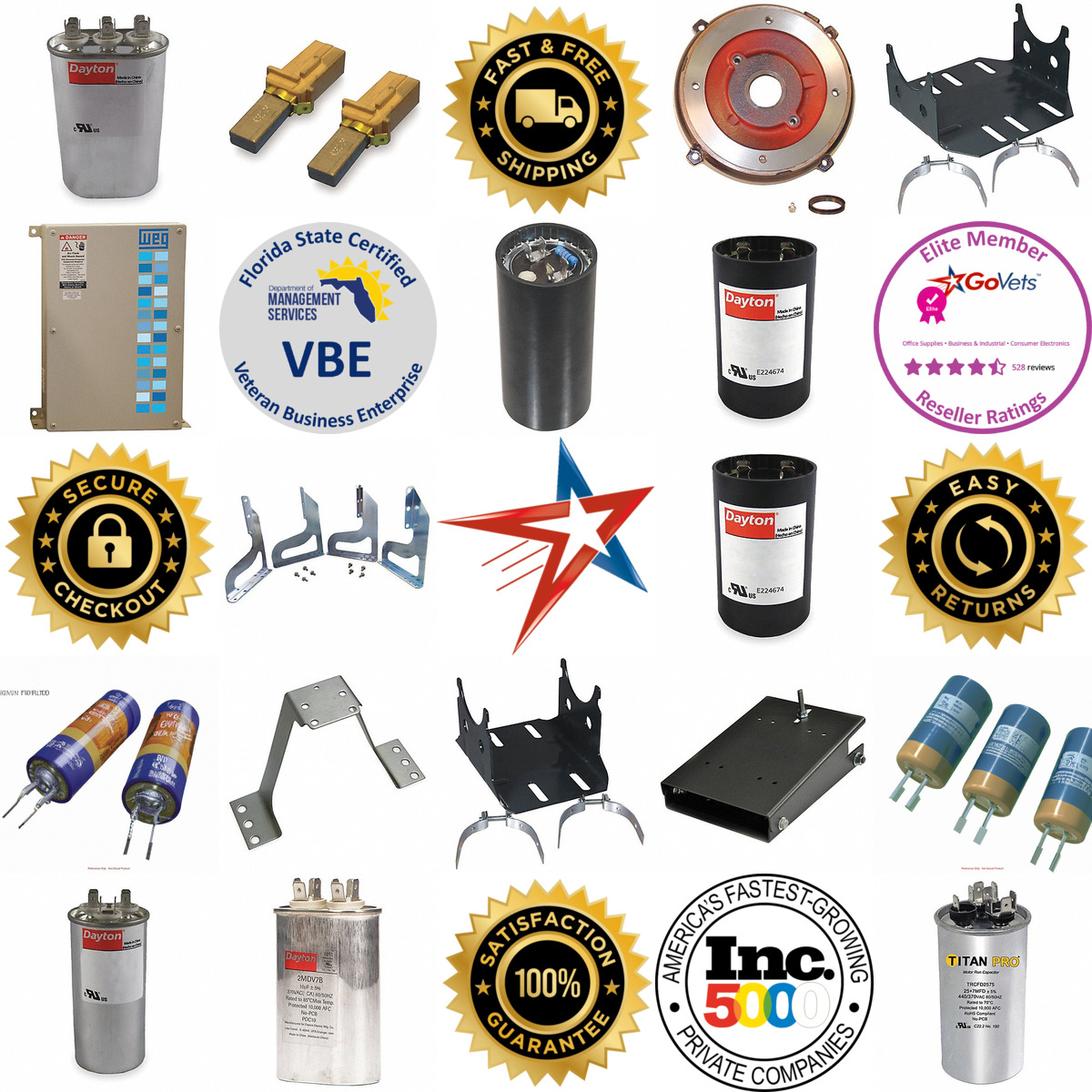 A selection of Motor Supplies products on GoVets