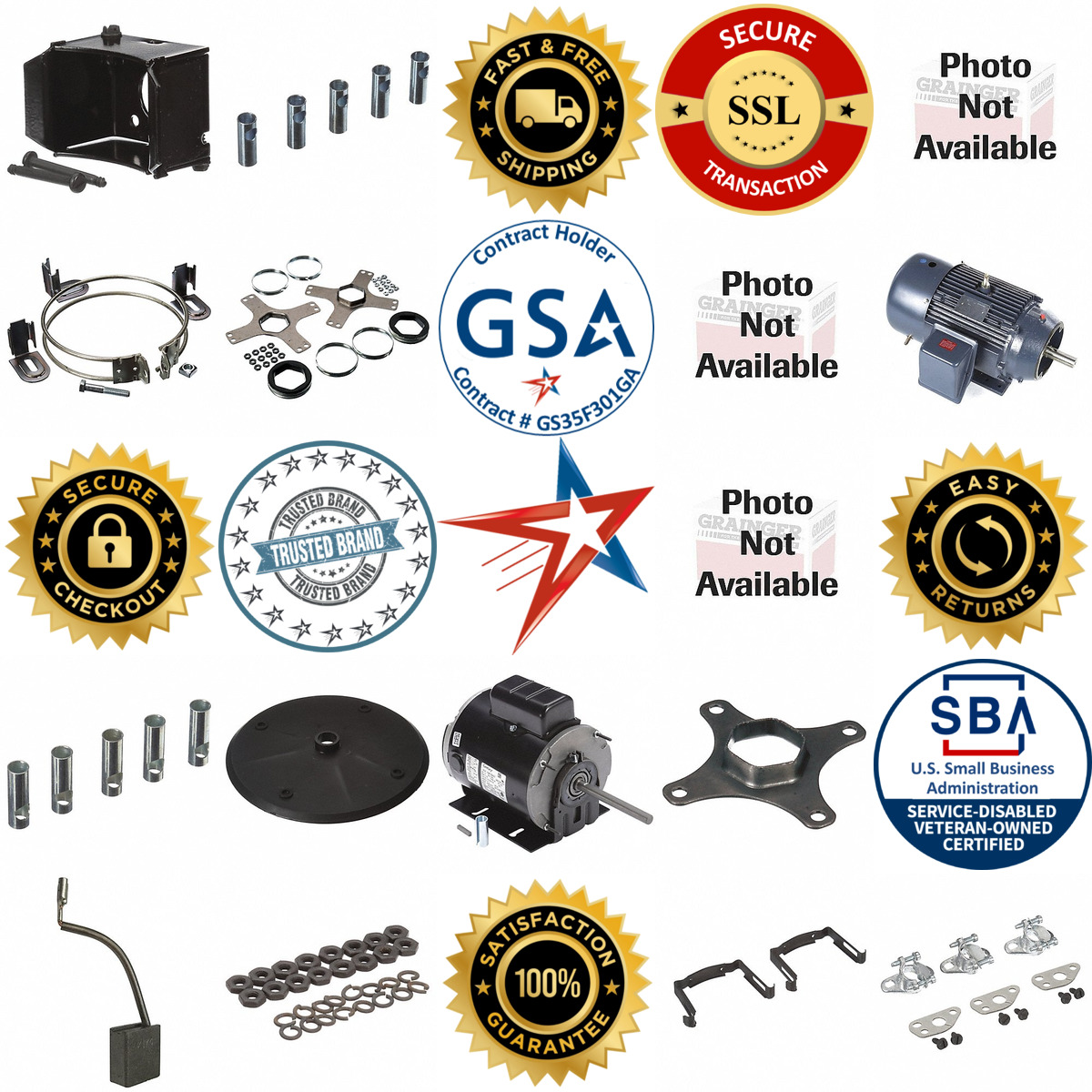 A selection of Parts products on GoVets