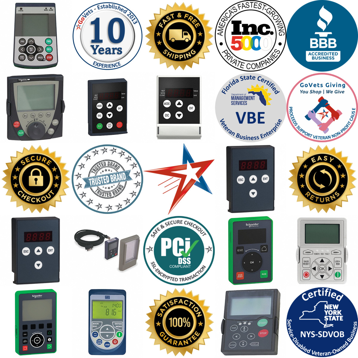 A selection of Motor Drive Keypads products on GoVets