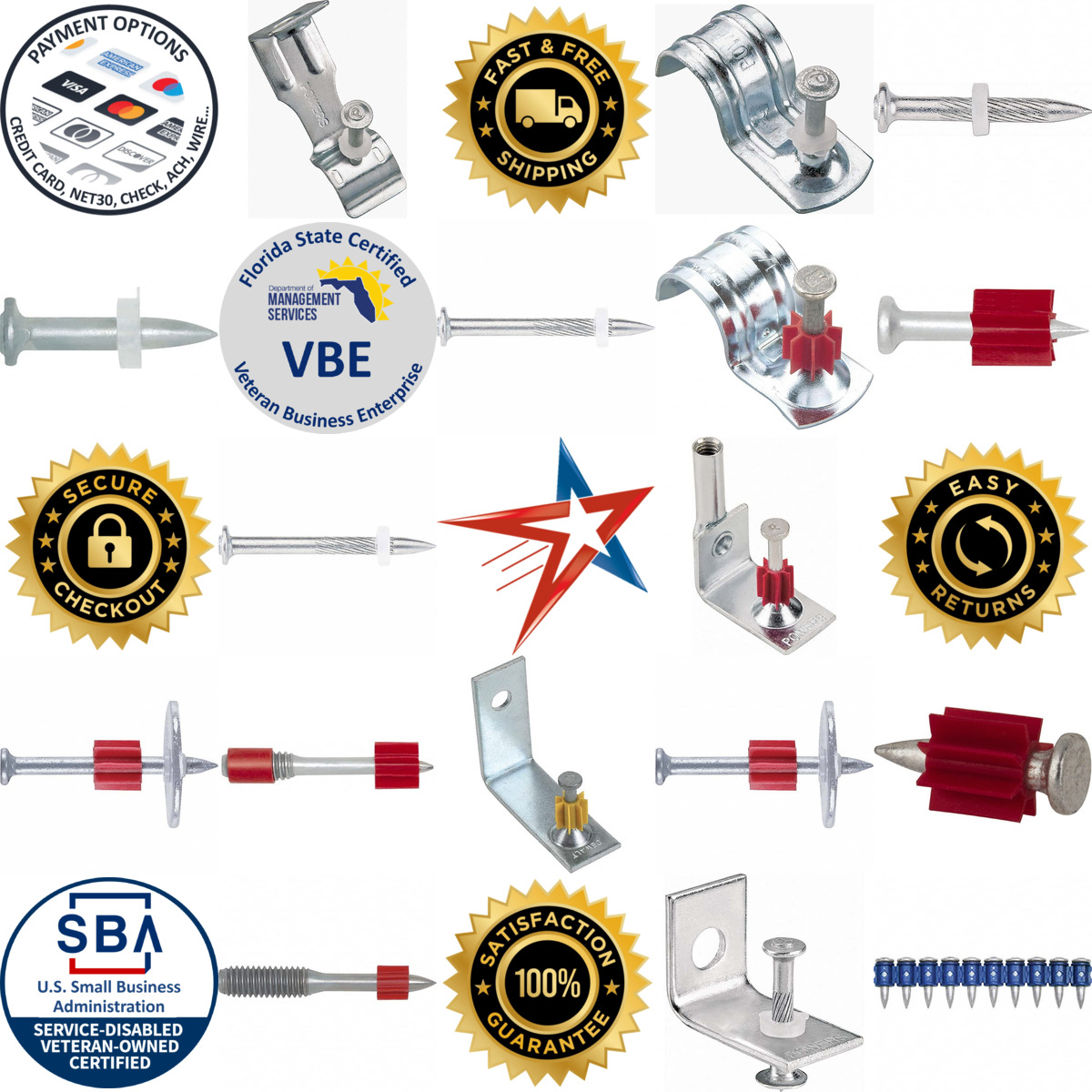 A selection of Dewalt Anchors and Fasteners products on GoVets