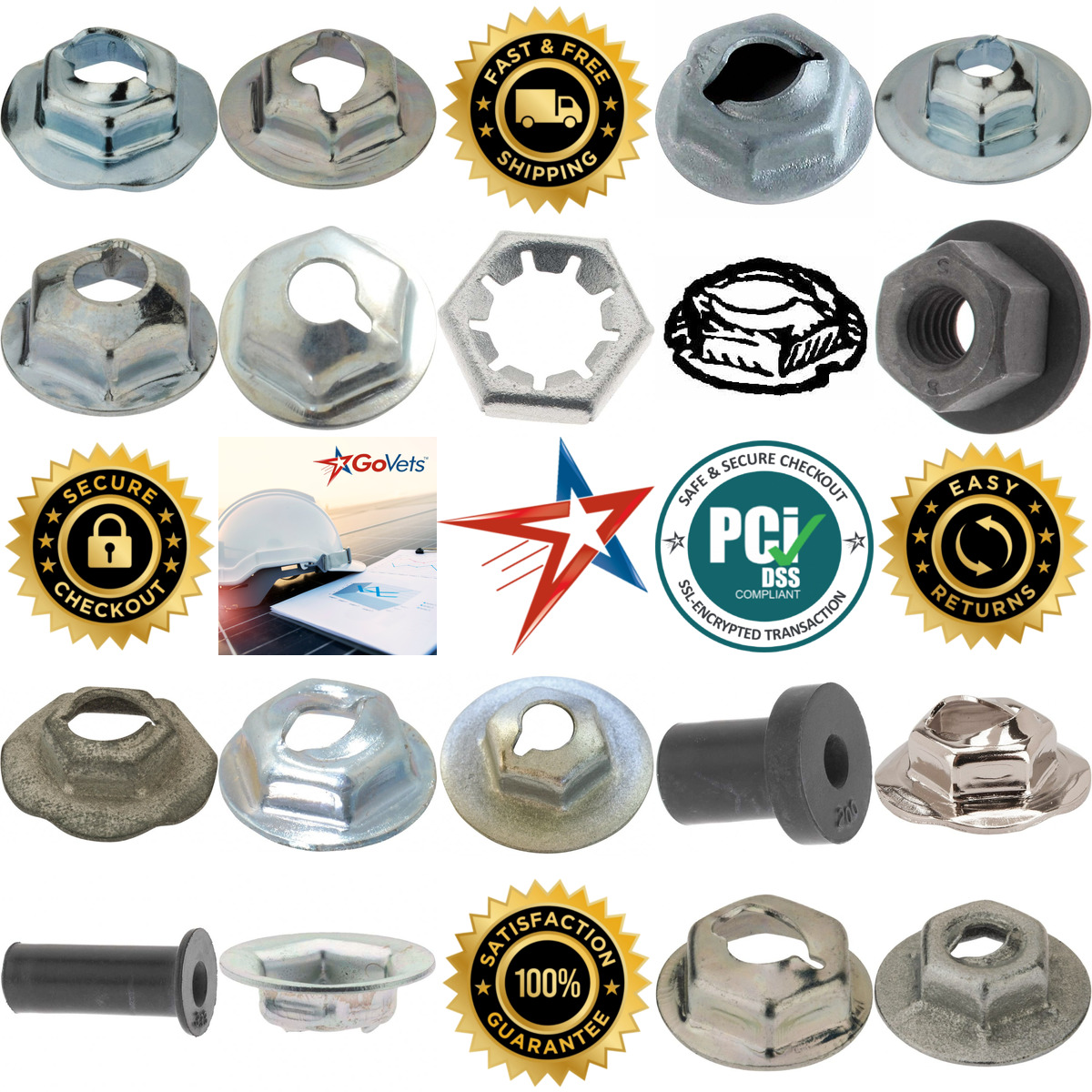 A selection of Washer Lock Nuts products on GoVets