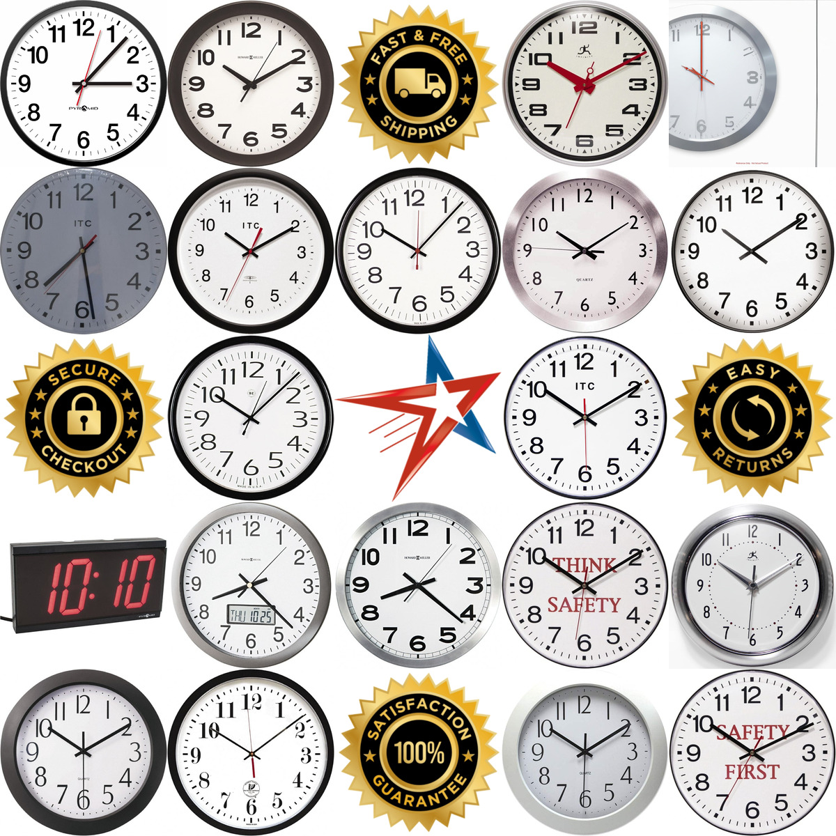 A selection of Office Wall Clocks products on GoVets