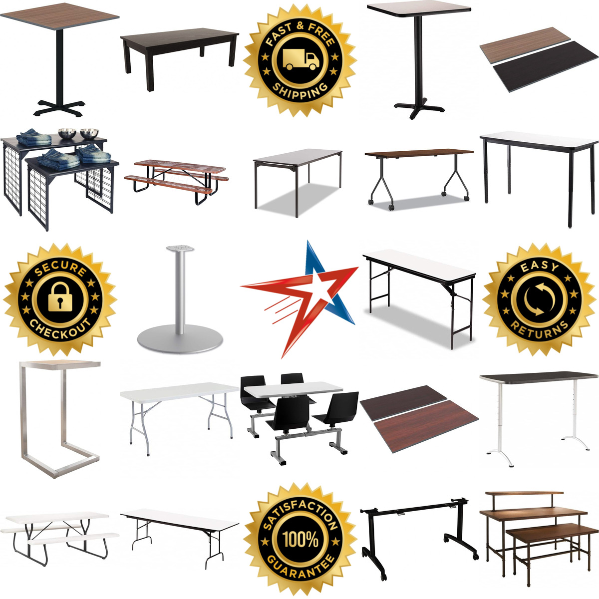 A selection of Tables products on GoVets