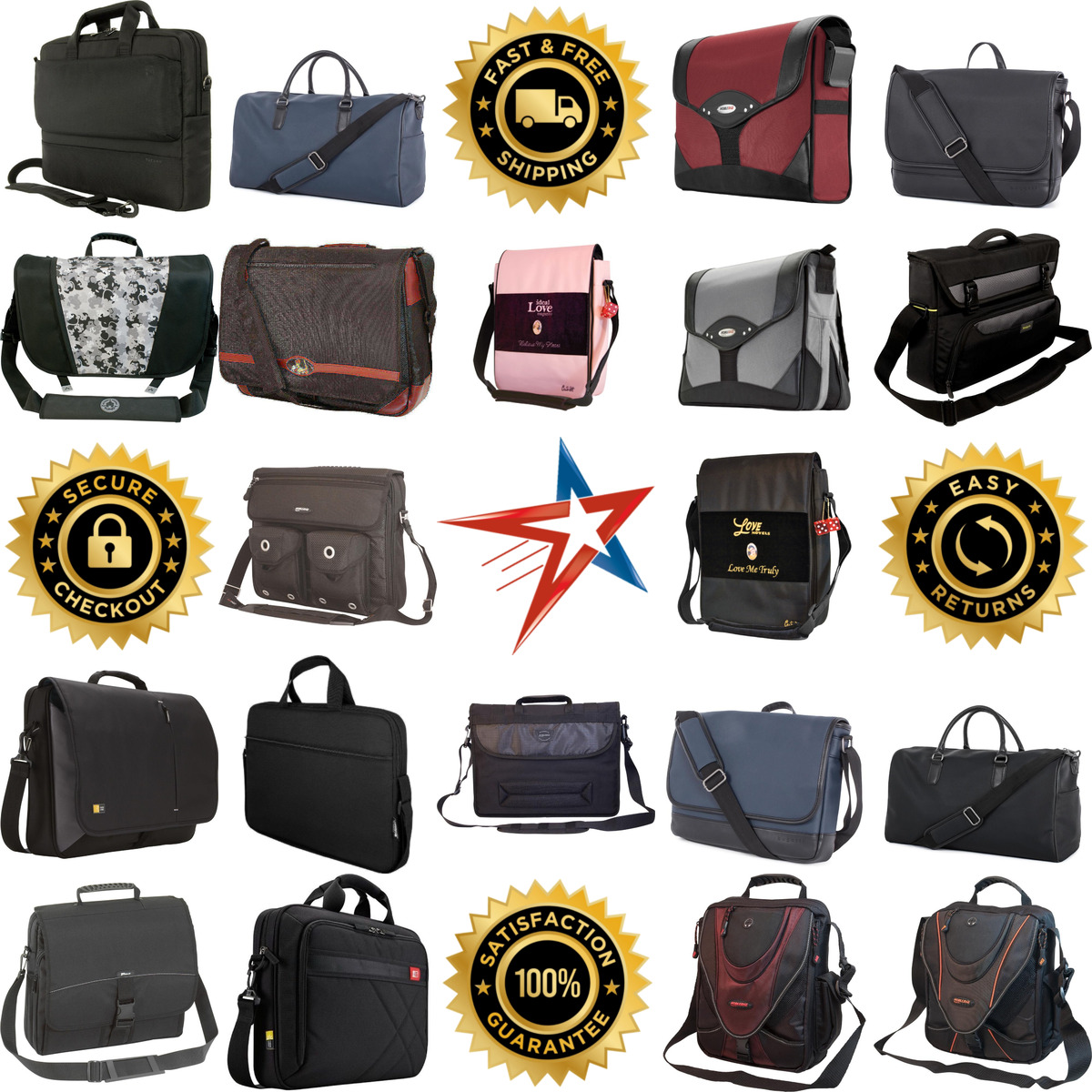 A selection of Messenger Bags products on GoVets