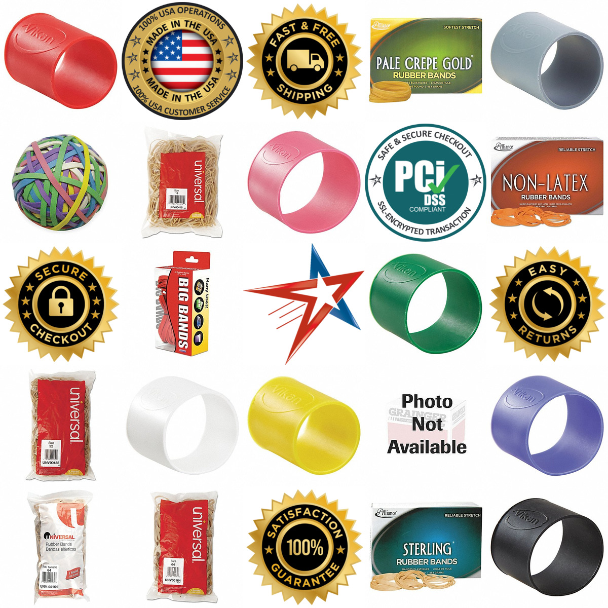 A selection of Rubber Bands and Wraps products on GoVets