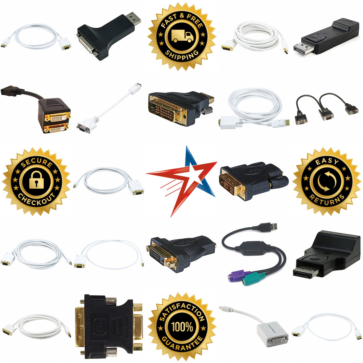 A selection of Computer Cable Adapters products on GoVets