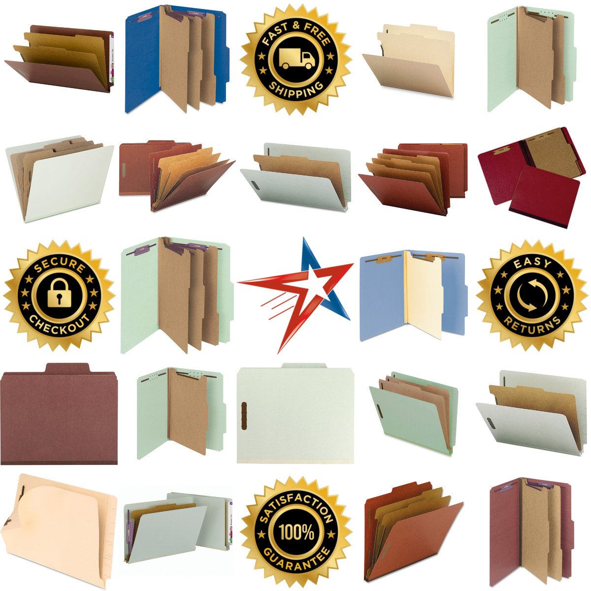 A selection of Classification Folders products on GoVets