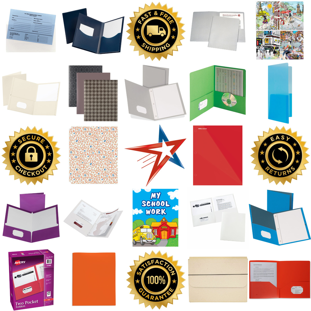 A selection of Pocket Folders products on GoVets