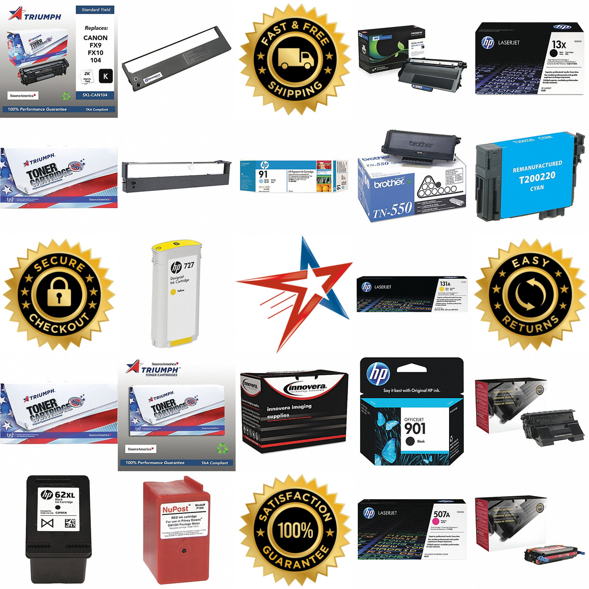 A selection of Ink and Toner Cartridges products on GoVets