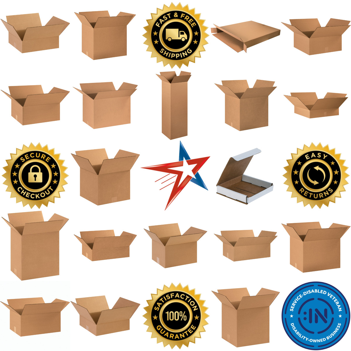 A selection of Shipping and Moving Boxes products on GoVets